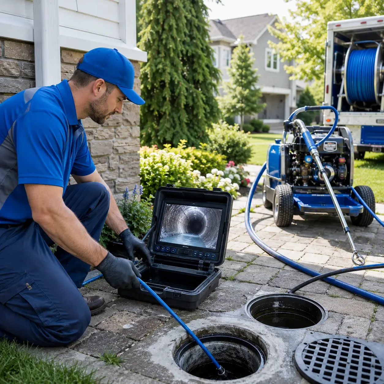 Outdoor drain cleaning professionals serving Clinton, MA
