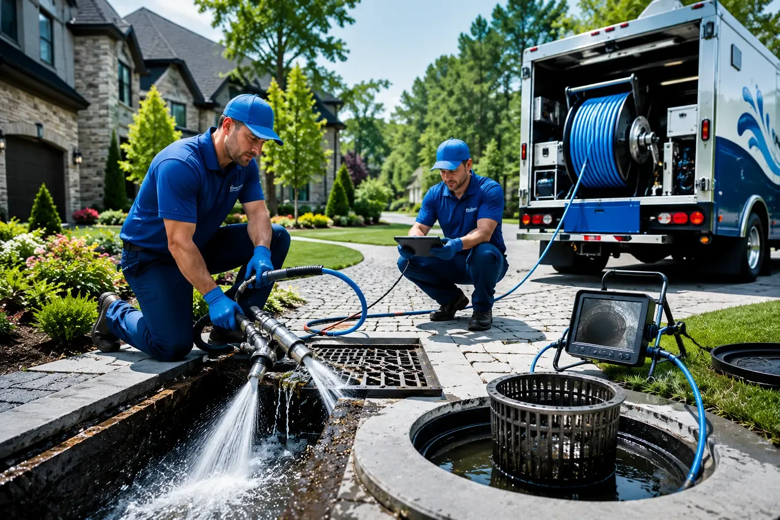Local outdoor drain cleaning professionals in Clinton, MA